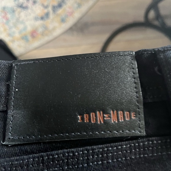 Iron Made Men’s Utility Black Pants. NWT w/Tag Size Defect. Actual Size 42x31 - Picture 4 of 7